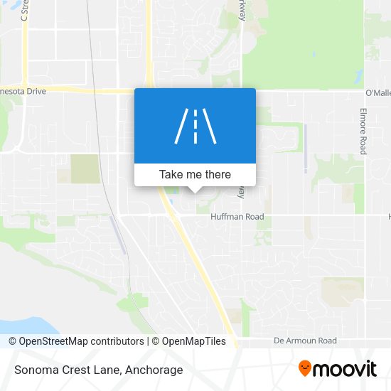 Mapa de Sonoma Crest Lane