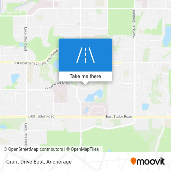 Grant Drive East map