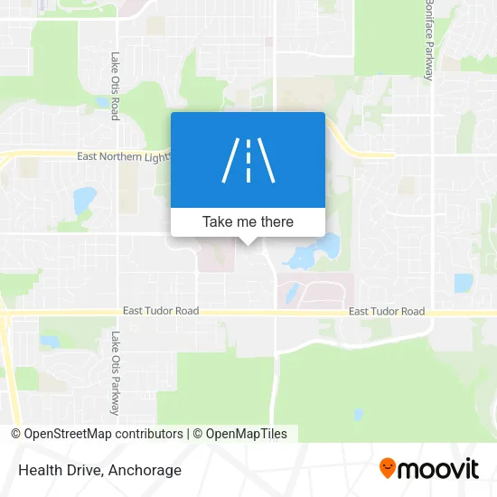 Health Drive map