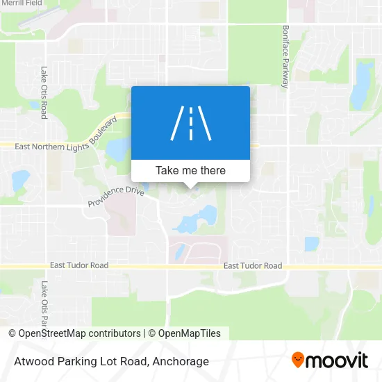 Atwood Parking Lot Road map