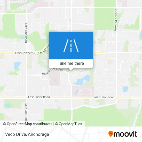 Veco Drive map