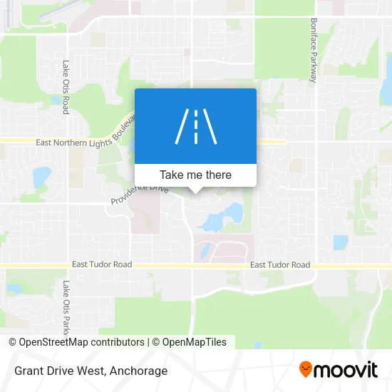 Grant Drive West map