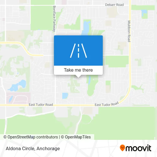 Aldona Circle map