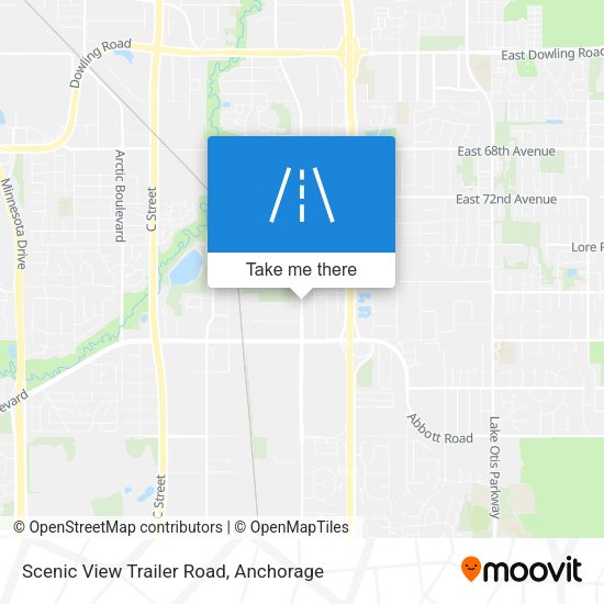 Mapa de Scenic View Trailer Road