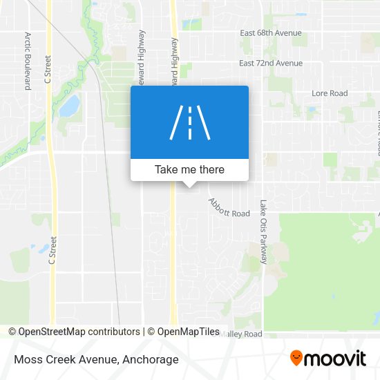 Mapa de Moss Creek Avenue