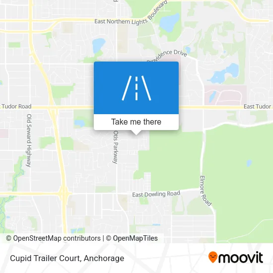 Cupid Trailer Court map