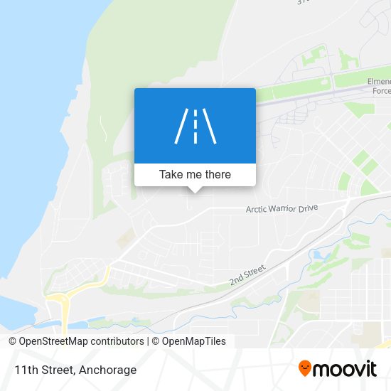 Mapa de 11th Street