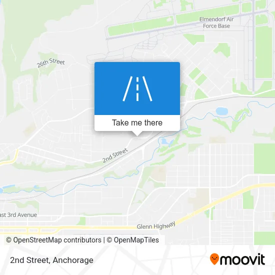 2nd Street map