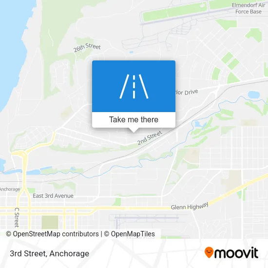 3rd Street map