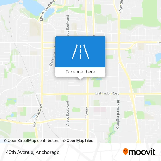 40th Avenue map