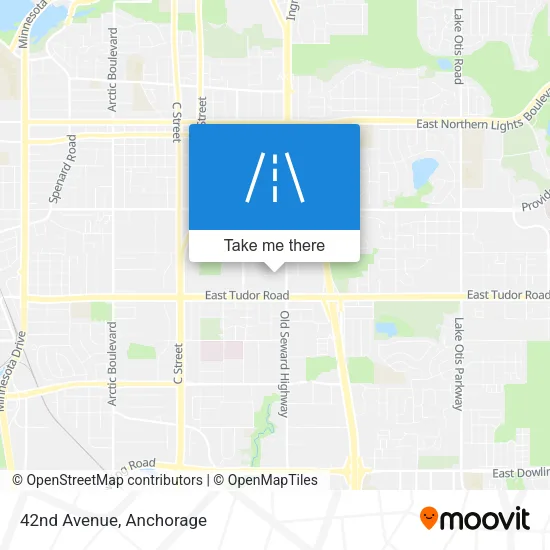 42nd Avenue map