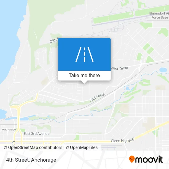 4th Street map