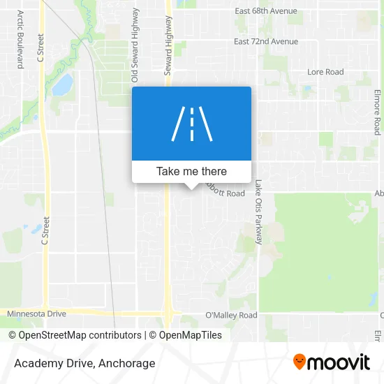 Academy Drive map