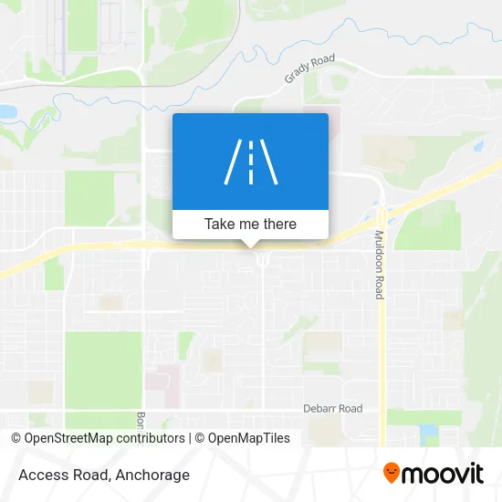 Access Road map