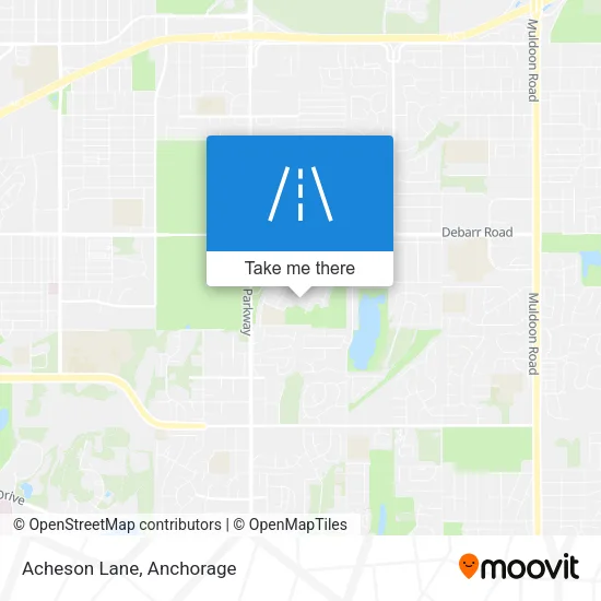 Acheson Lane map