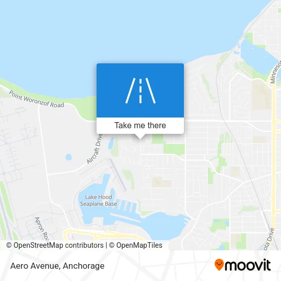 Aero Avenue map