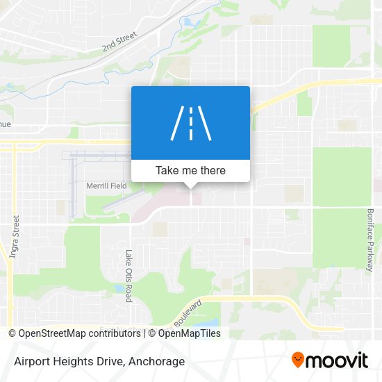 Airport Heights Drive map