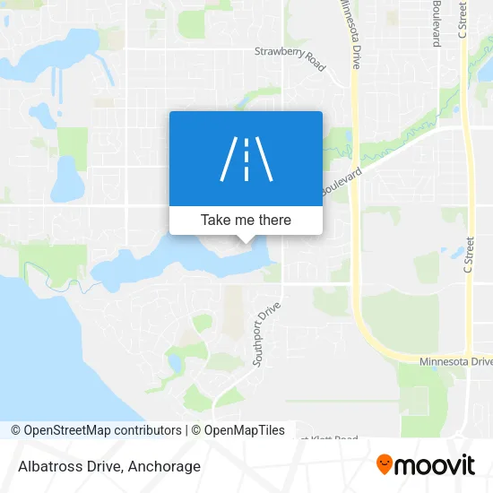 Albatross Drive map