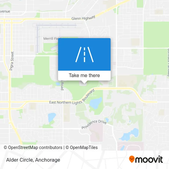 Alder Circle map