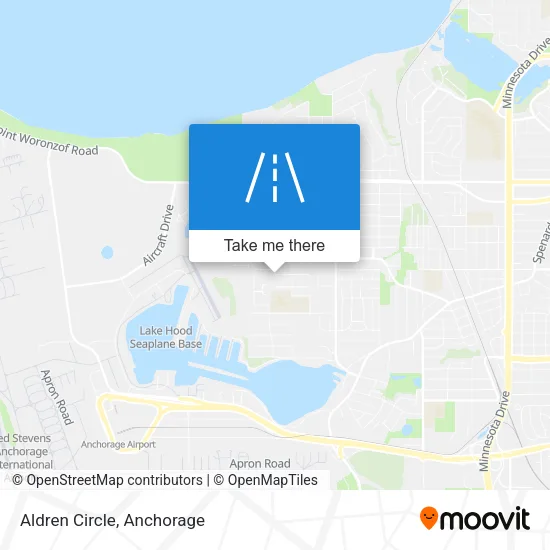 Aldren Circle map