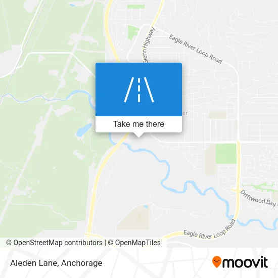 Aleden Lane map