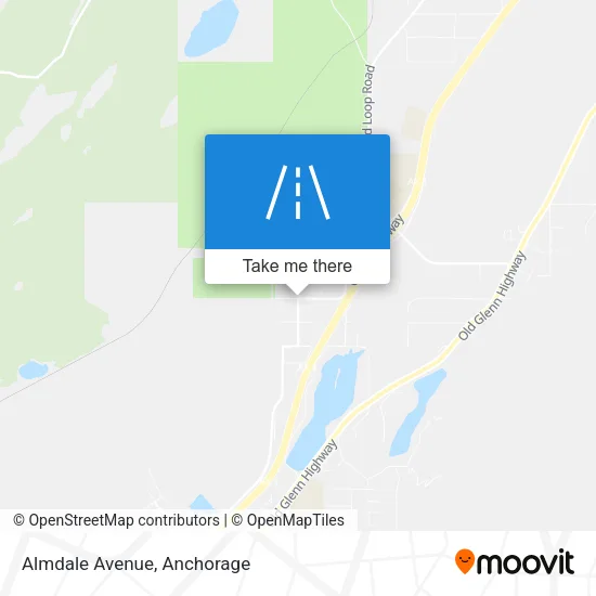 Almdale Avenue map