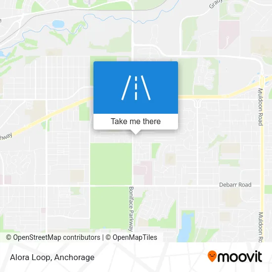 Alora Loop map