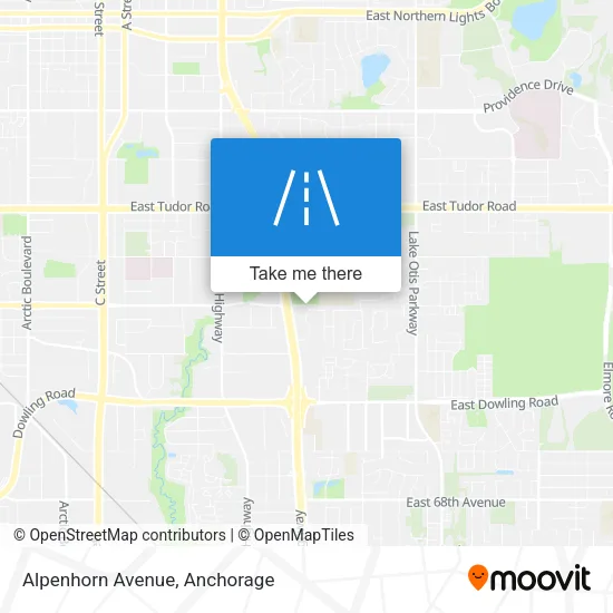 Alpenhorn Avenue map