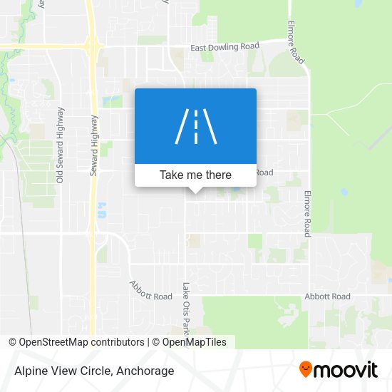 Mapa de Alpine View Circle