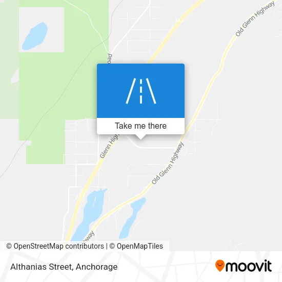 Althanias Street map