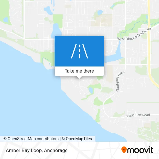 Amber Bay Loop map