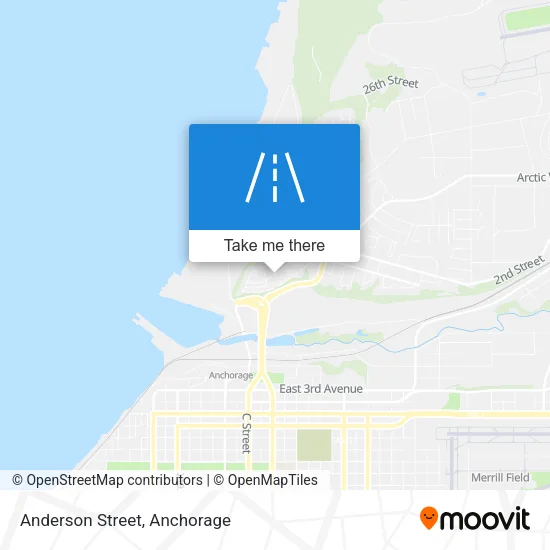 Anderson Street map