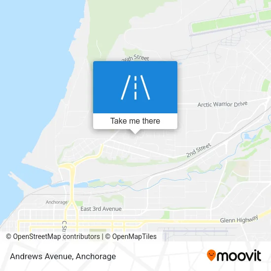 Andrews Avenue map