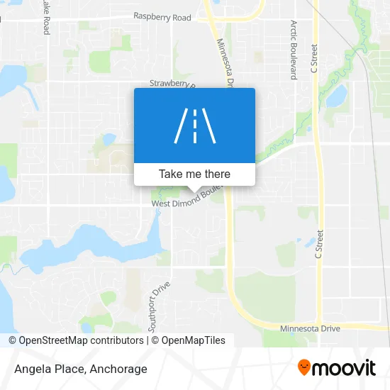 Angela Place map