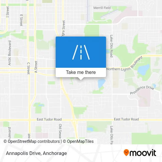 Annapolis Drive map