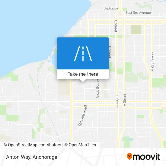 Anton Way map