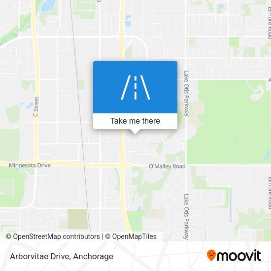 Mapa de Arborvitae Drive
