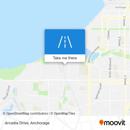 Arcadia Drive map