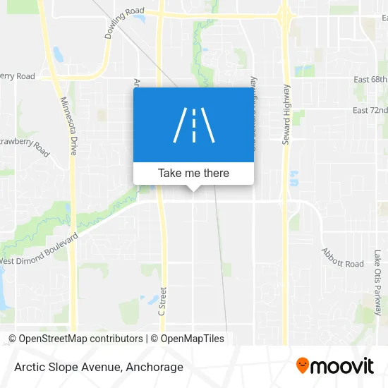 Arctic Slope Avenue map