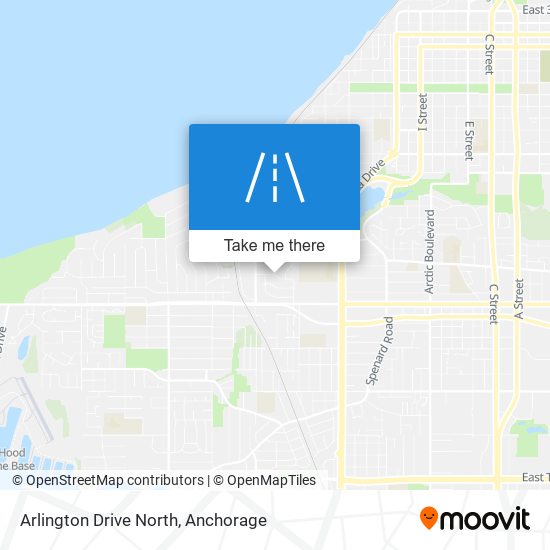 Arlington Drive North map