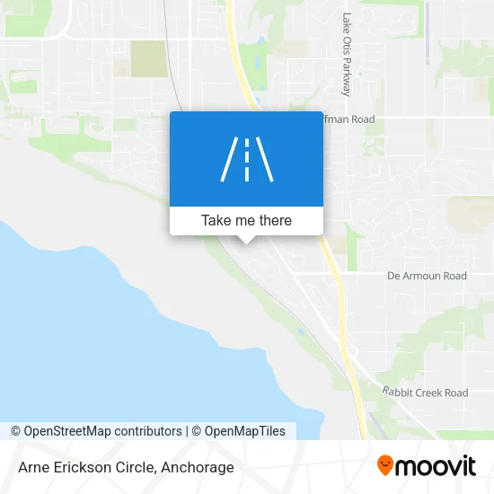 Arne Erickson Circle map