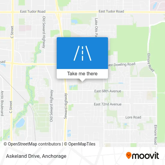 Askeland Drive map