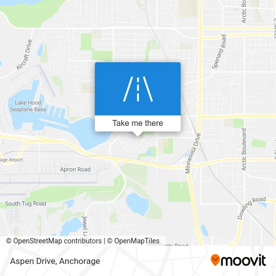 Aspen Drive map