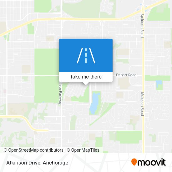Mapa de Atkinson Drive