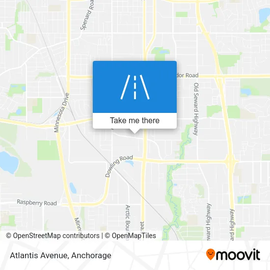 Atlantis Avenue map