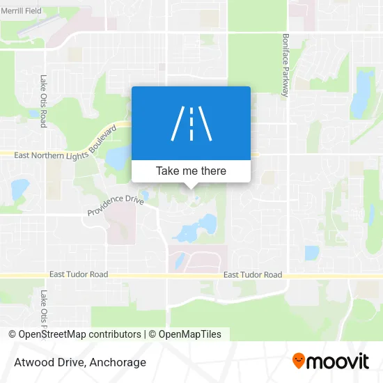 Atwood Drive map