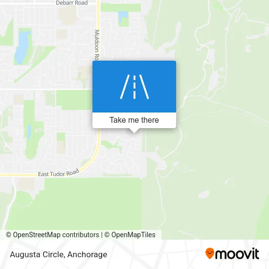 Augusta Circle map