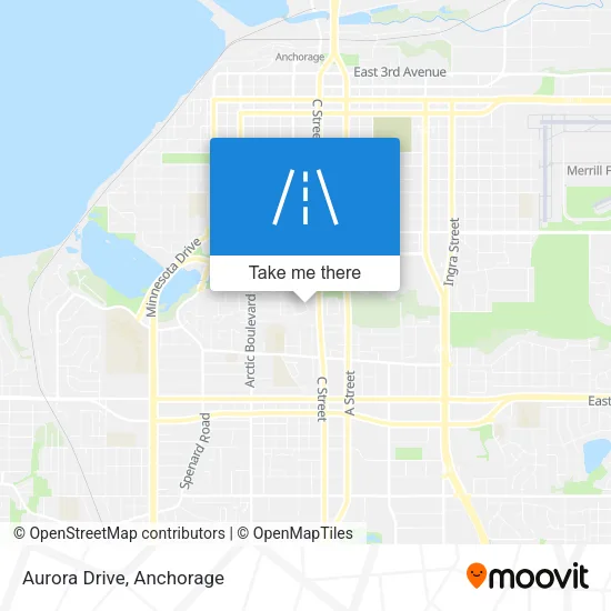 Aurora Drive map