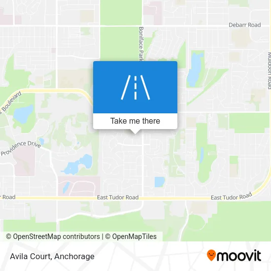 Avila Court map
