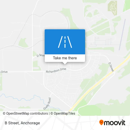 B Street map